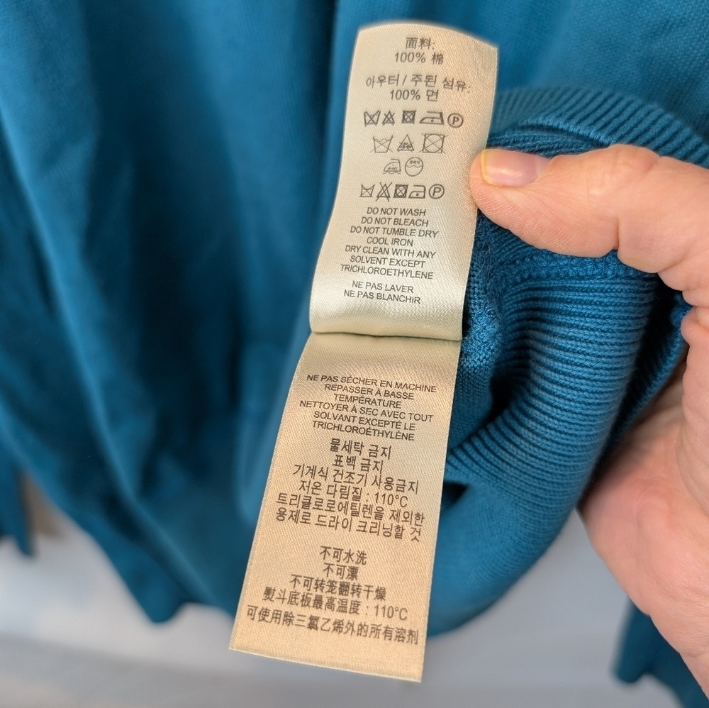 Burberry Brit cotton sweater size XXL in EUC - Picture 6 of 12